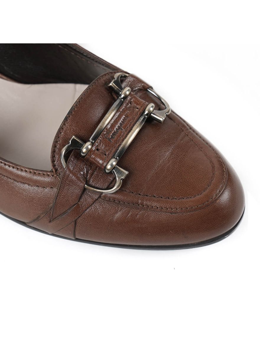 Giancini Loafers Brown Low Heel Women