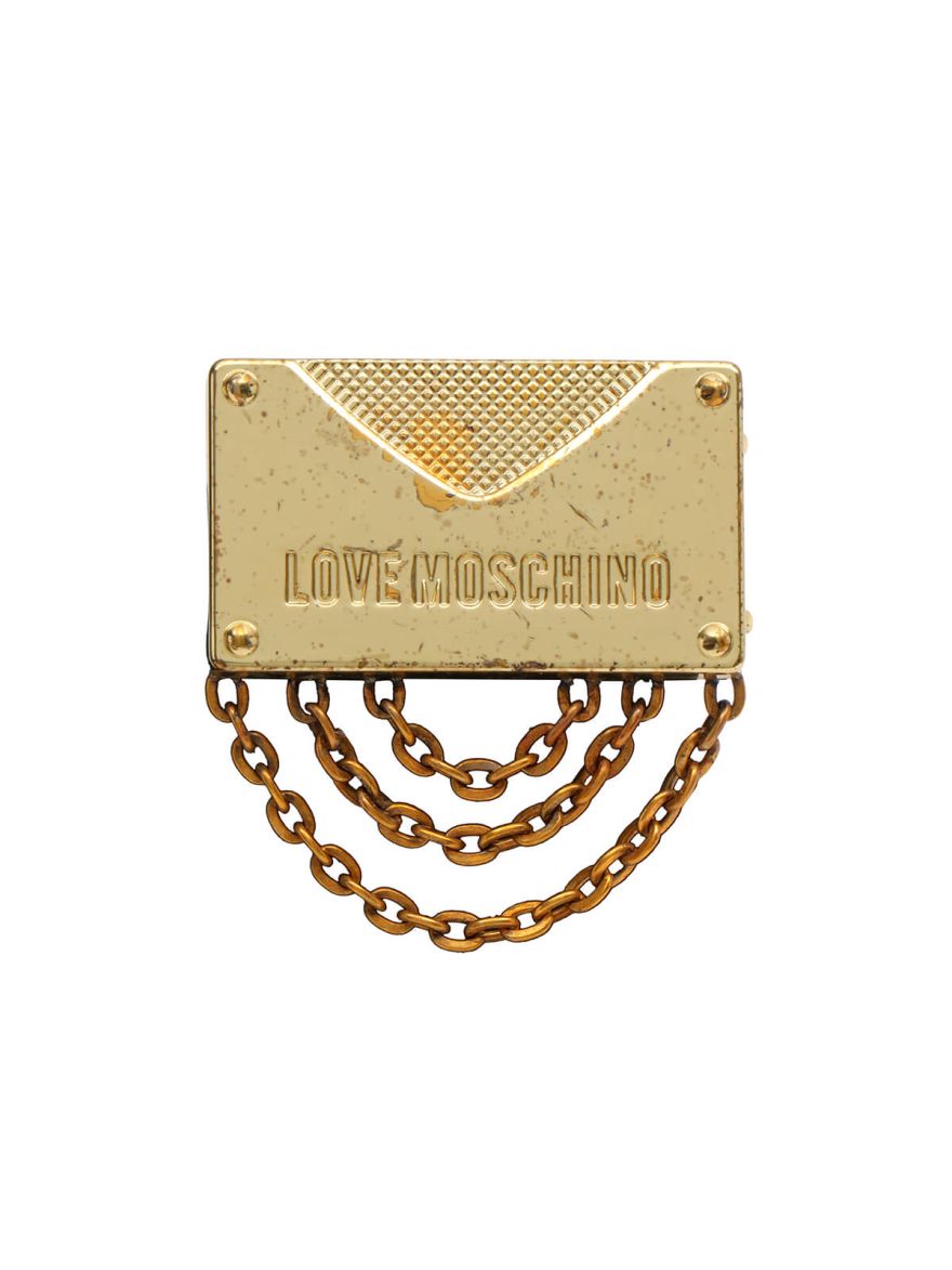 Love Gold Plated Brooch