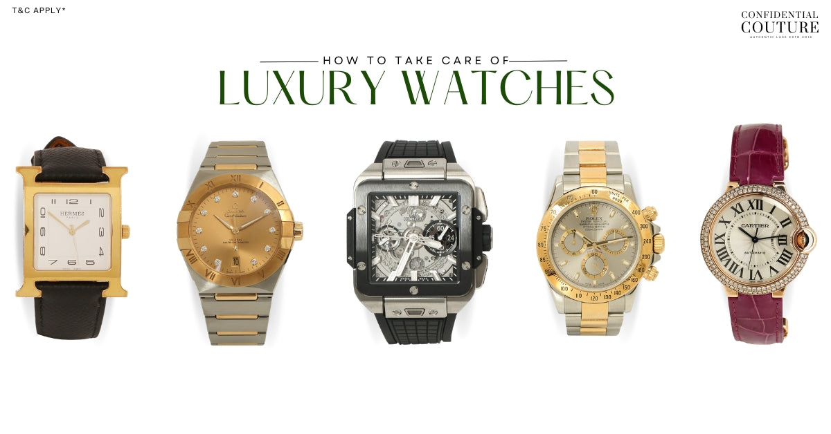 How do I take care of luxury watches?
