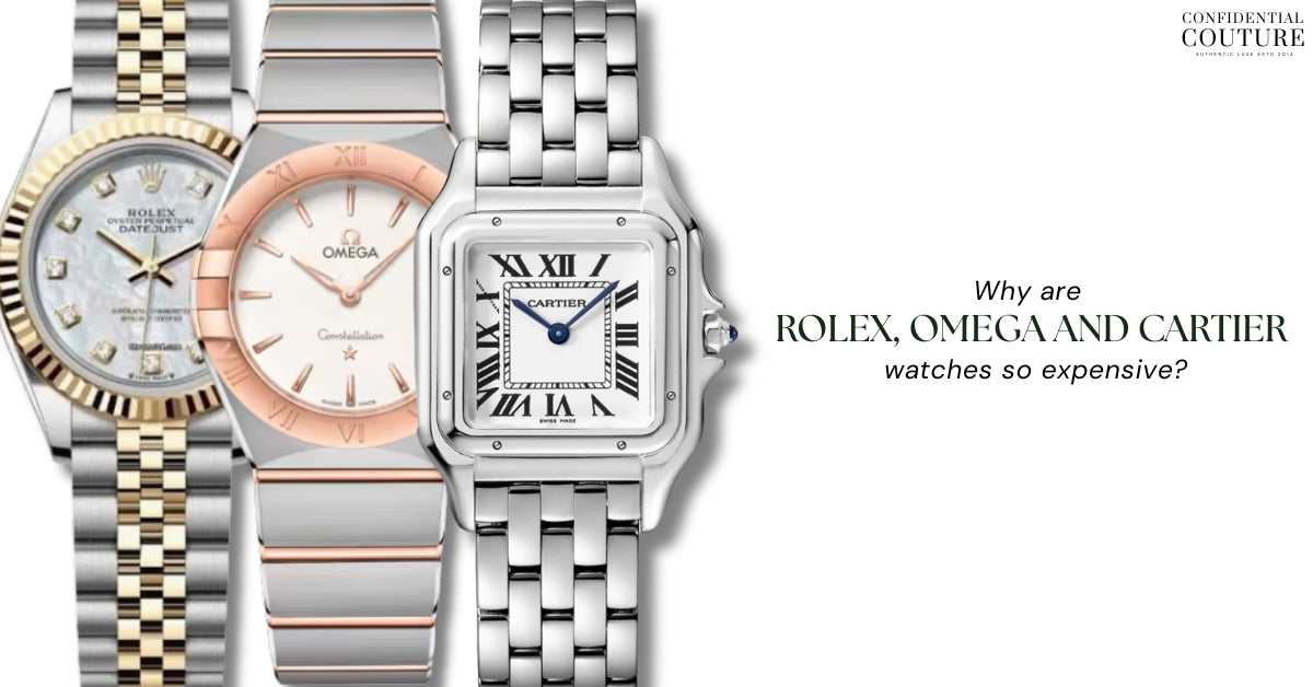 Why are Rolex, Omega and Cartier watches so expensive?