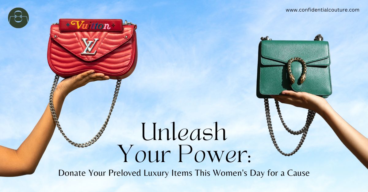 Unleash Your Power: Donate Your Preloved Luxury Items This Women's Day for a Cause