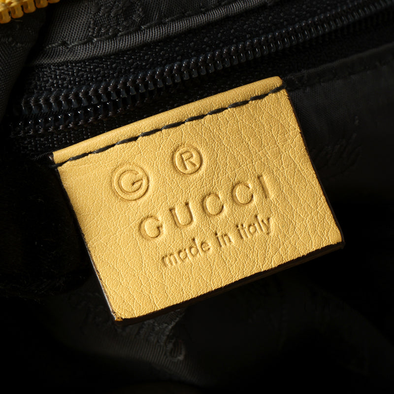 Yellow GG Guccissima Hobo Bag