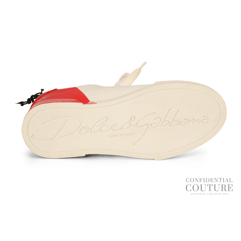 White/Red Portofino Sneakers EU 37.5 | UK 5 | US 7.5