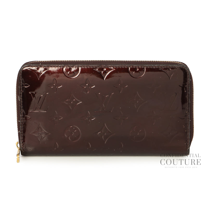 Amarante Monogram Vernis Zippy Wallet