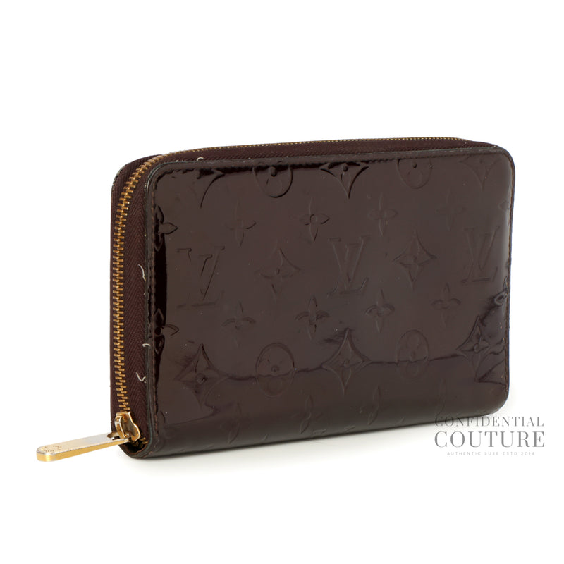 Amarante Monogram Vernis Zippy Wallet