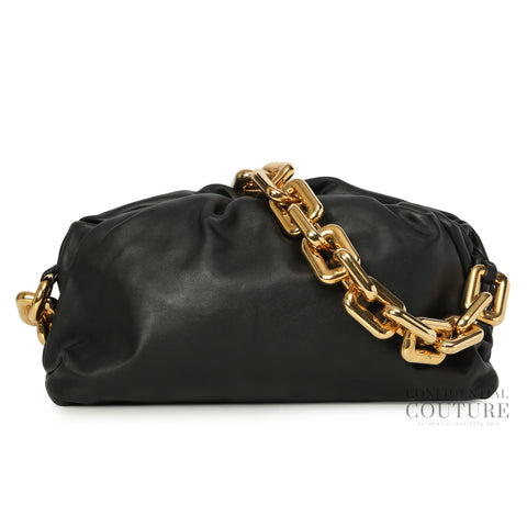 Black Chain Pouch Shoulder Bag