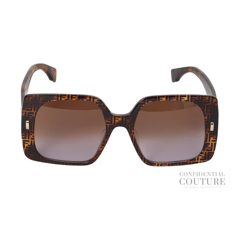 Tortoiseshell Acetate Oversized Square-Frame Sunglasses