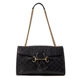 GG Black Emily Shoulder Bag Medium