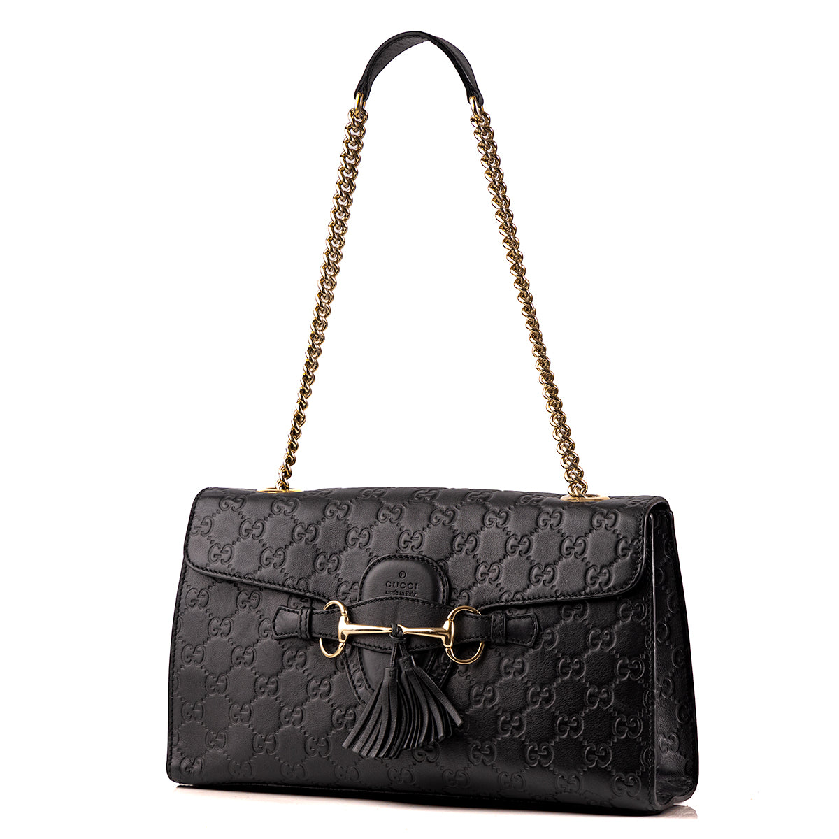 GG Black Emily Shoulder Bag Medium