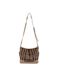 Beige Smoked Check PVC & Leather Hartham Crossbody Medium