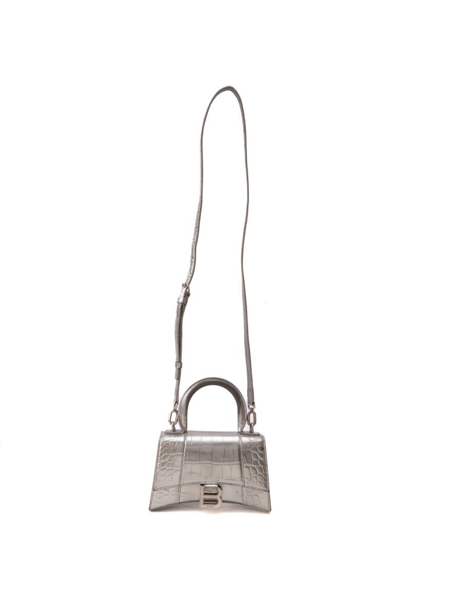 Hourglass Silver Handbag Small