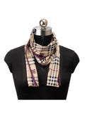 Check Nova Silk Scarf