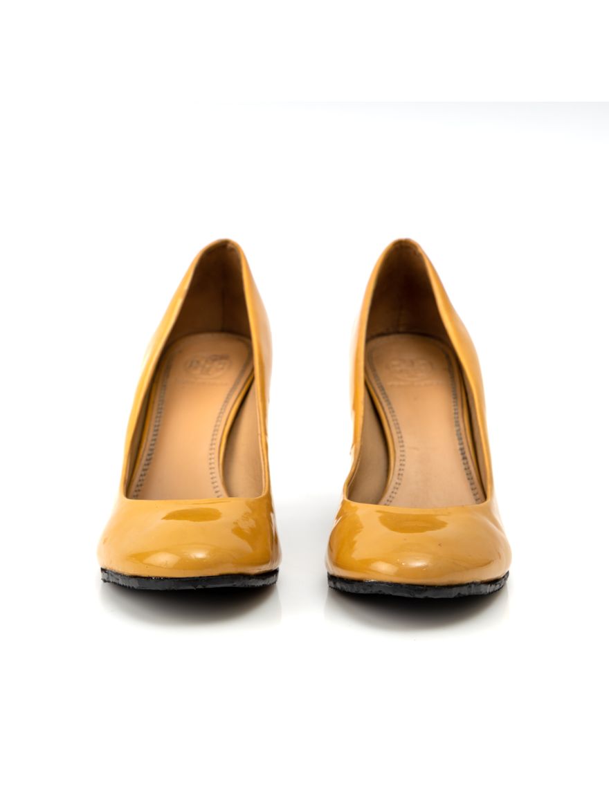 Mustard patent leather ,Size-8