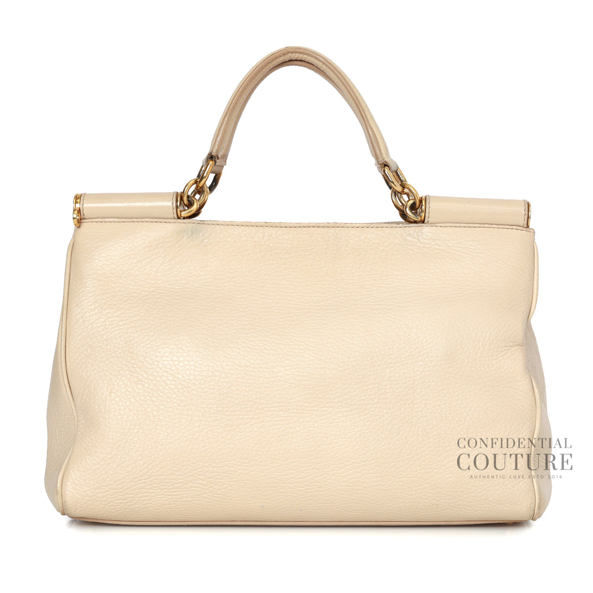 Nude Medium Miss Sicily Tote Bag