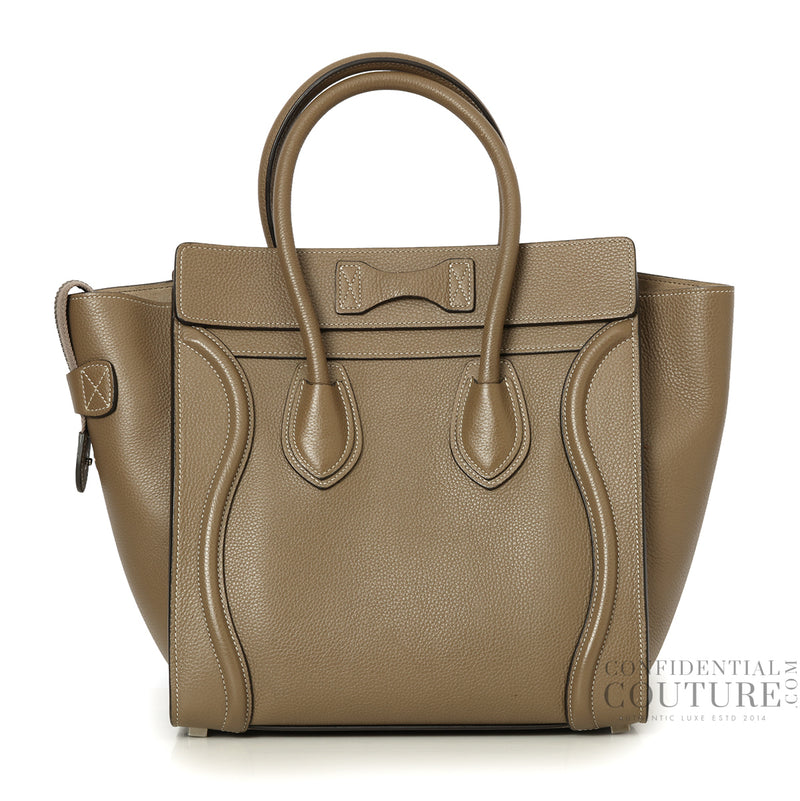 Grey Micro Luggage Tote