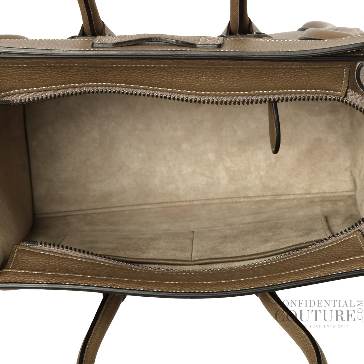 Grey Micro Luggage Tote