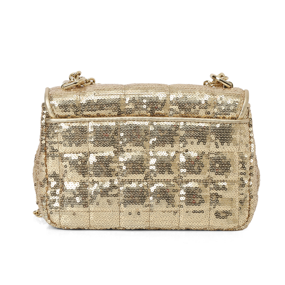 Gold Soho Sequin Crossbody Bag