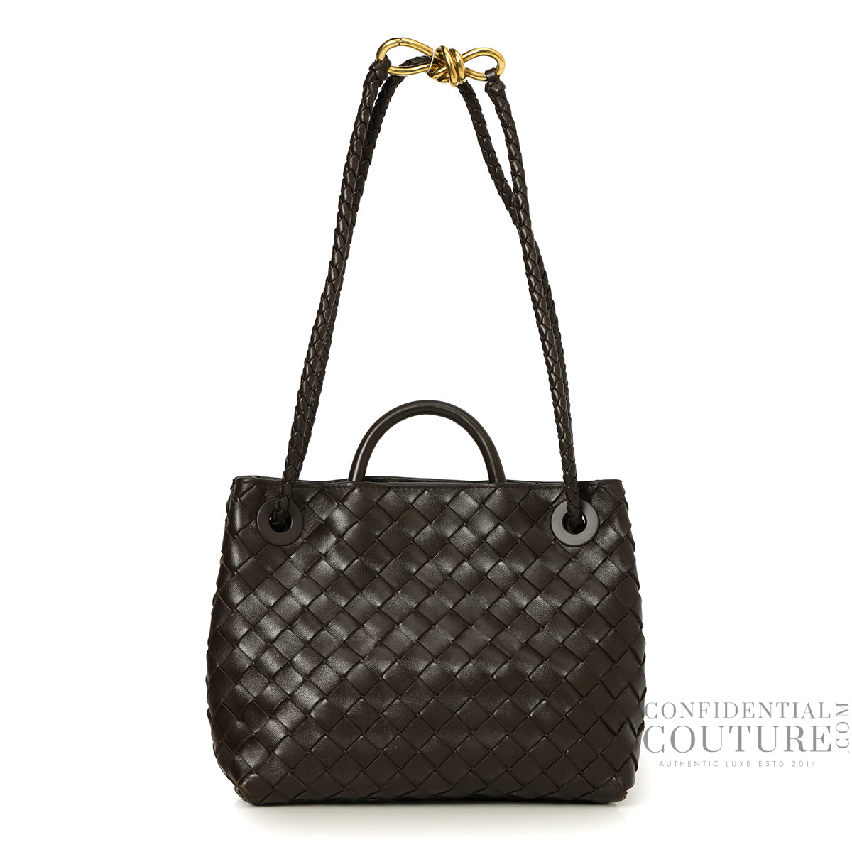 Brown Andiamo Small Top Handle Bag