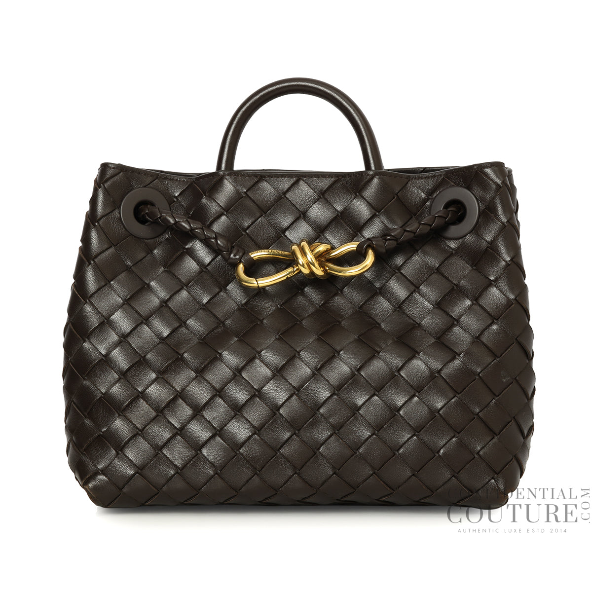 Brown Andiamo Small Top Handle Bag