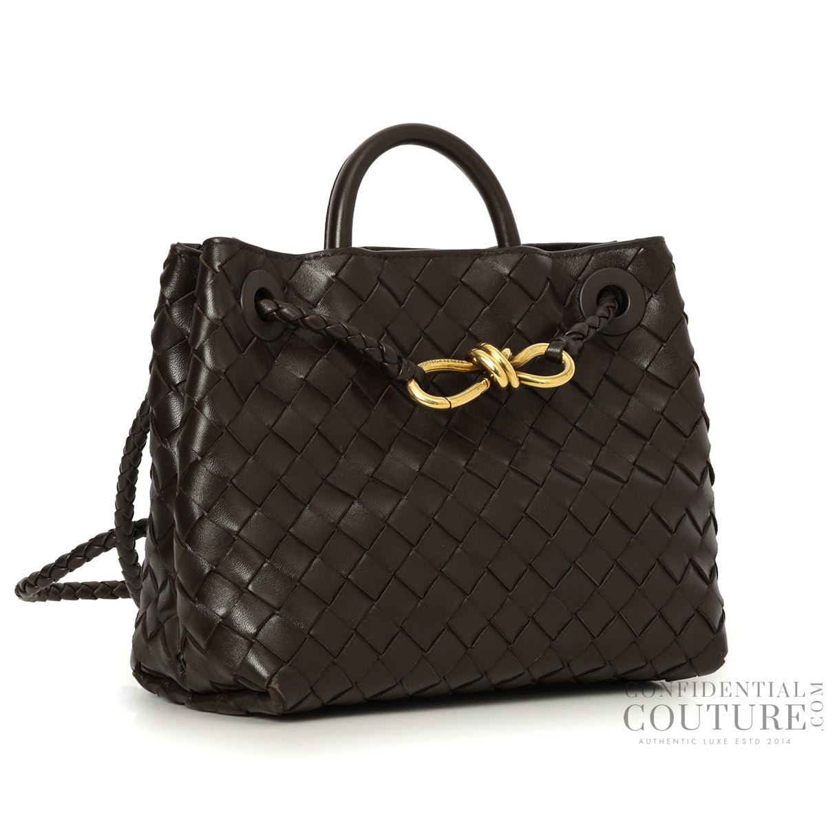 Brown Andiamo Small Top Handle Bag