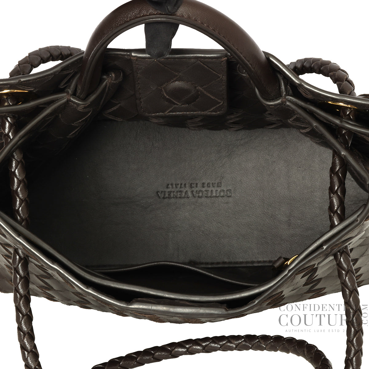 Brown Andiamo Small Top Handle Bag
