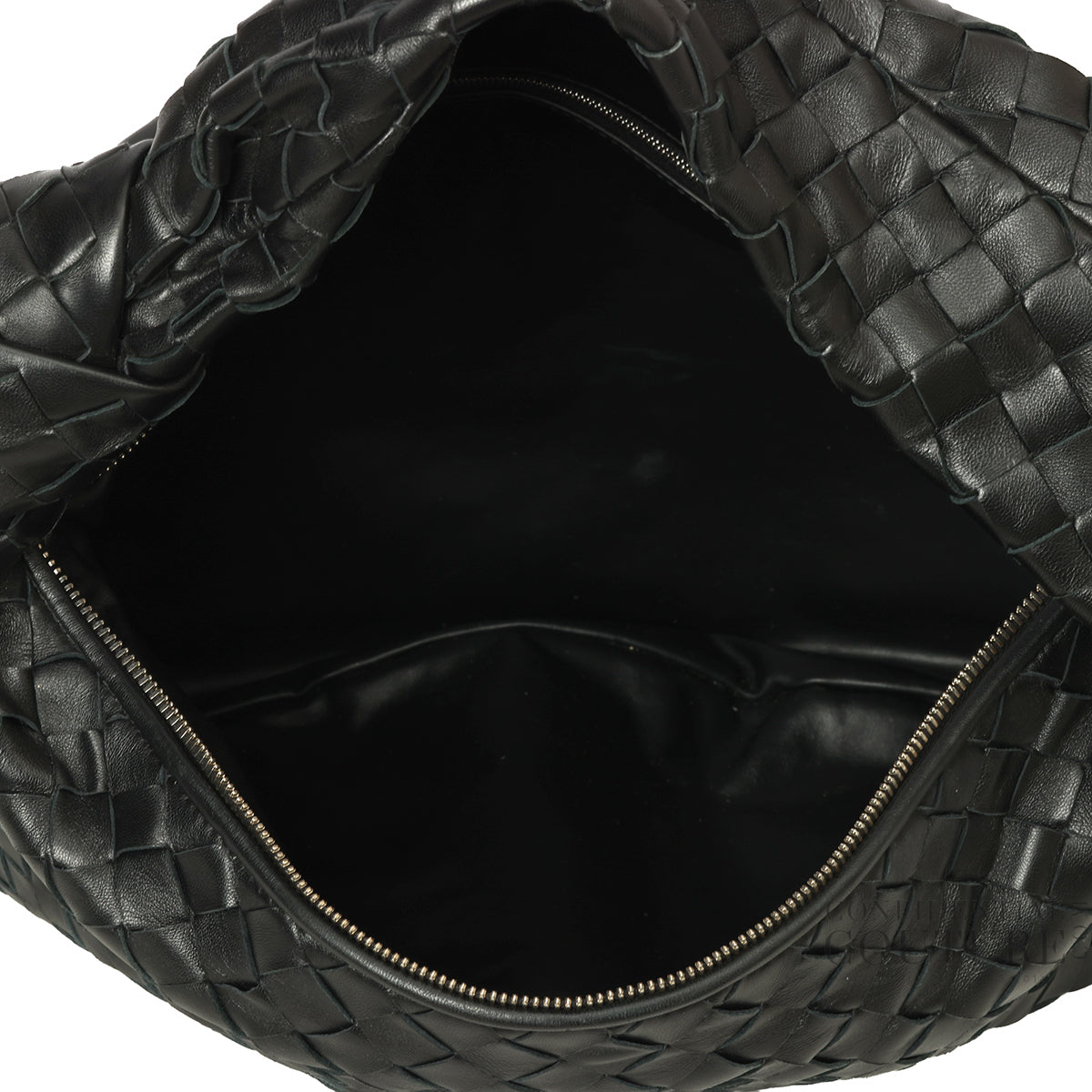 Black Intrecciato Jodie Medium Shoulder Bag