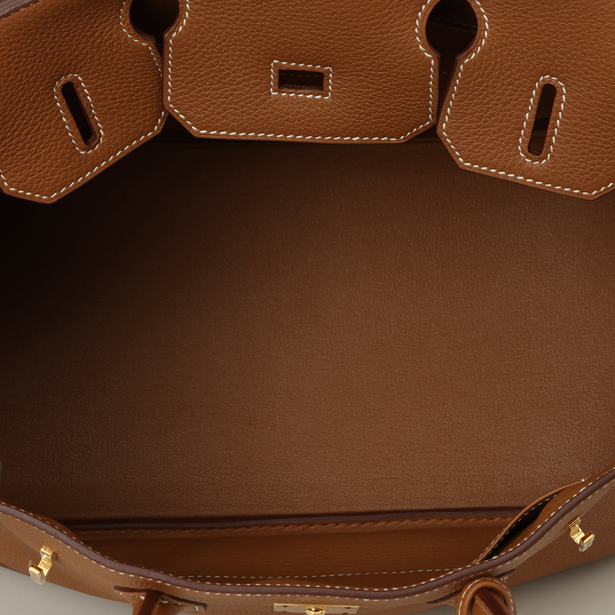 Togo Birkin 30 Gold On Gold B Stamp