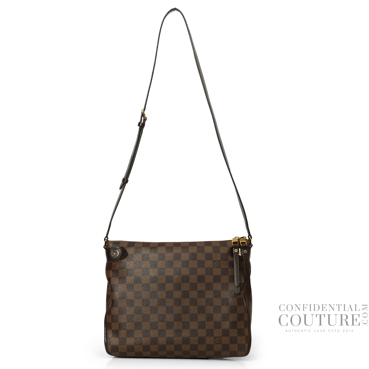 Damier Ebene Canvas Duomo Crossbody Bag
