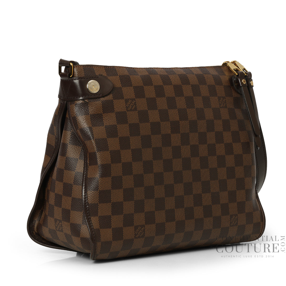 Damier Ebene Canvas Duomo Crossbody Bag