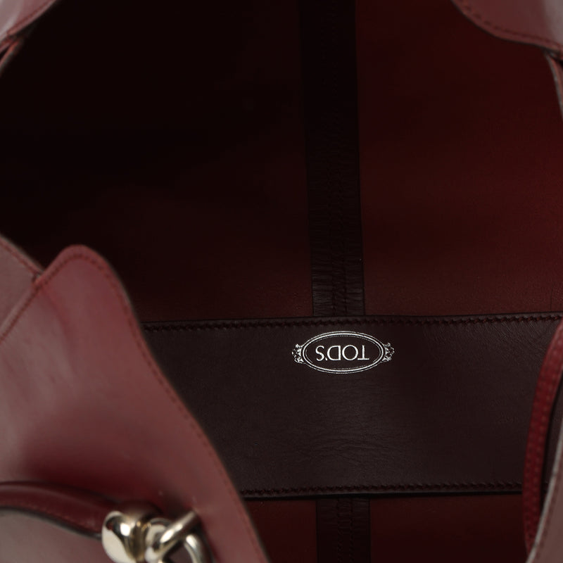 Wine Sella Long Leather Tote Bag One Size
