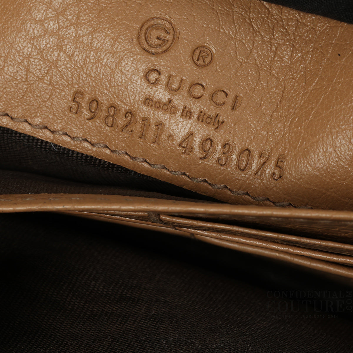 Camel Soho Wallet on Chain Bag