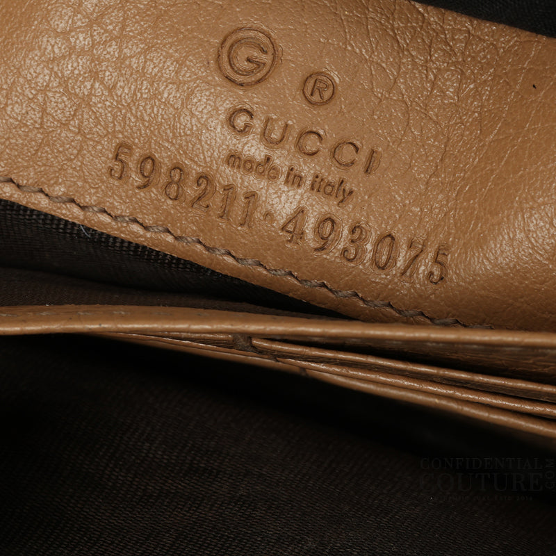 Camel Soho Wallet on Chain Bag