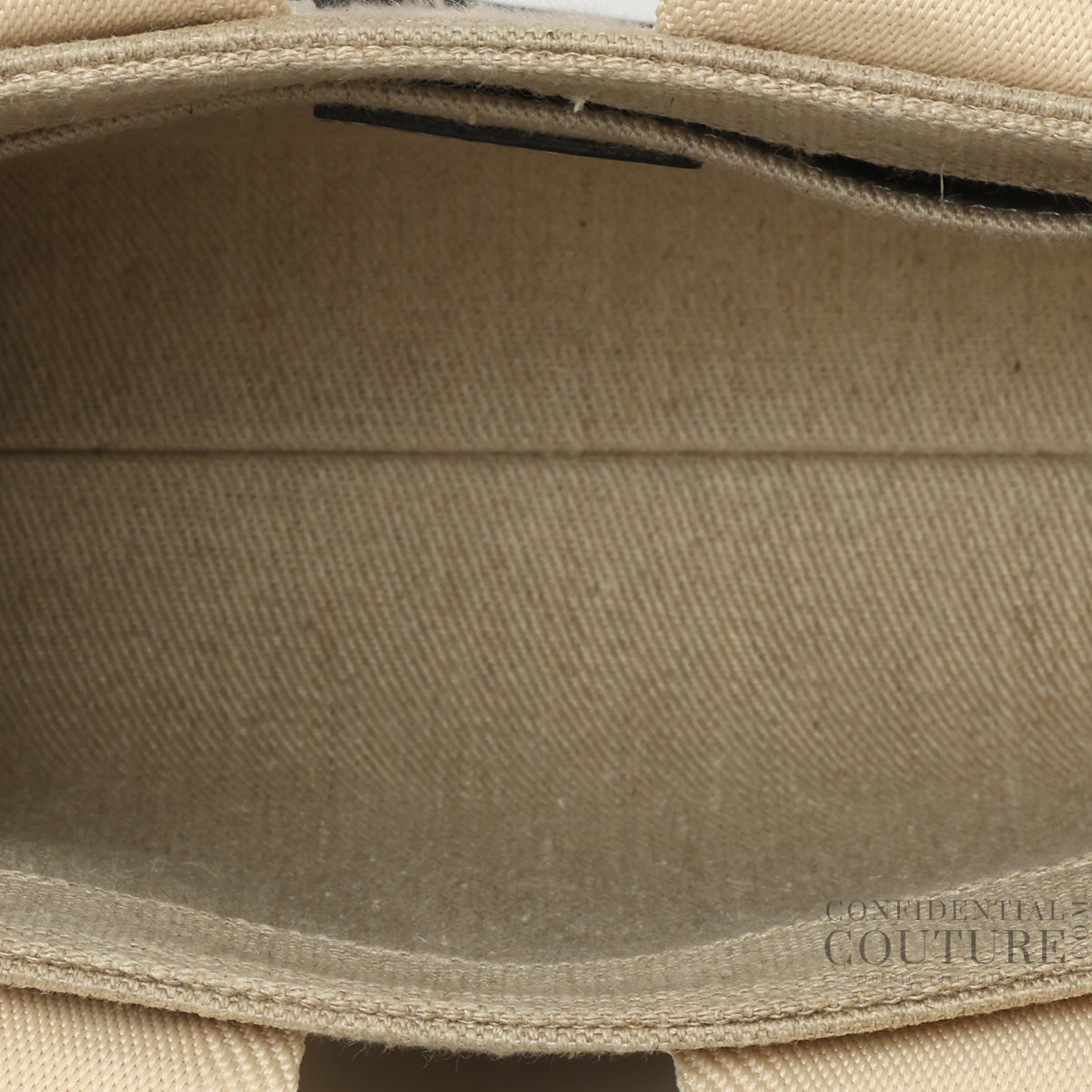 Beige/Black Shopping Woody Small Tote Bag