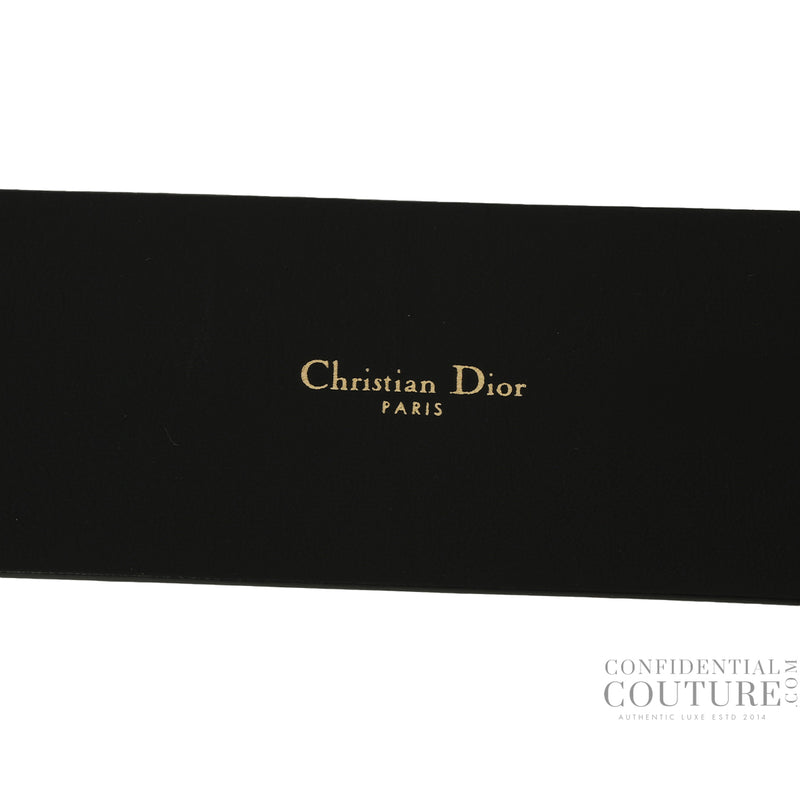 Women christian dior black leather diorquake belt size 75cm price