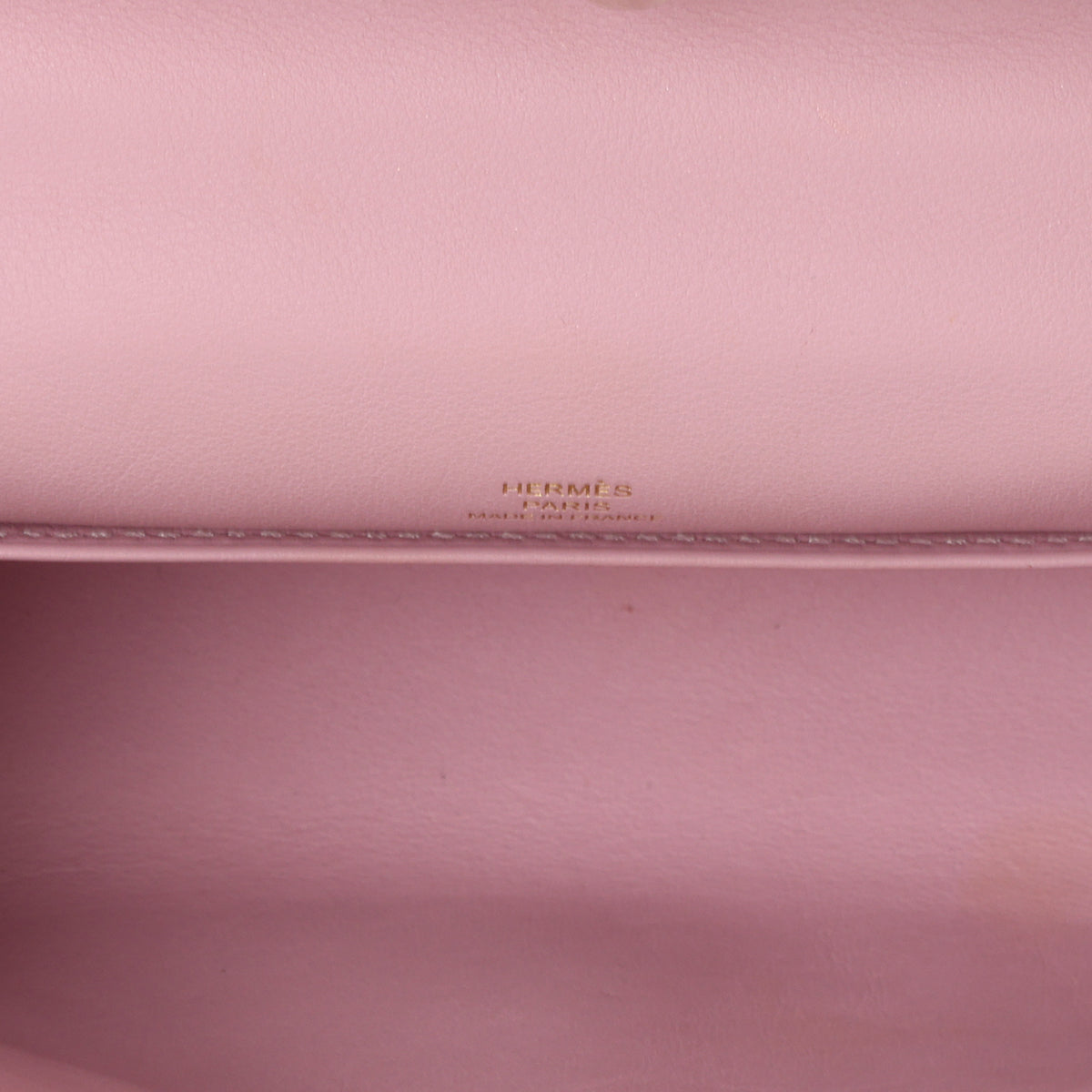 Kelly Pochette Veau Swift Mauve Sylvestre with Rose Gold Hardware