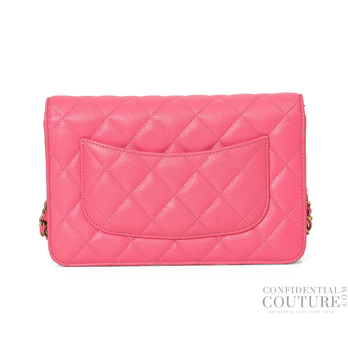 Fuchsia Classic Wallet On Chain Bag