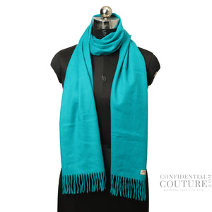 Sea Green 100% Cashmere Scarf