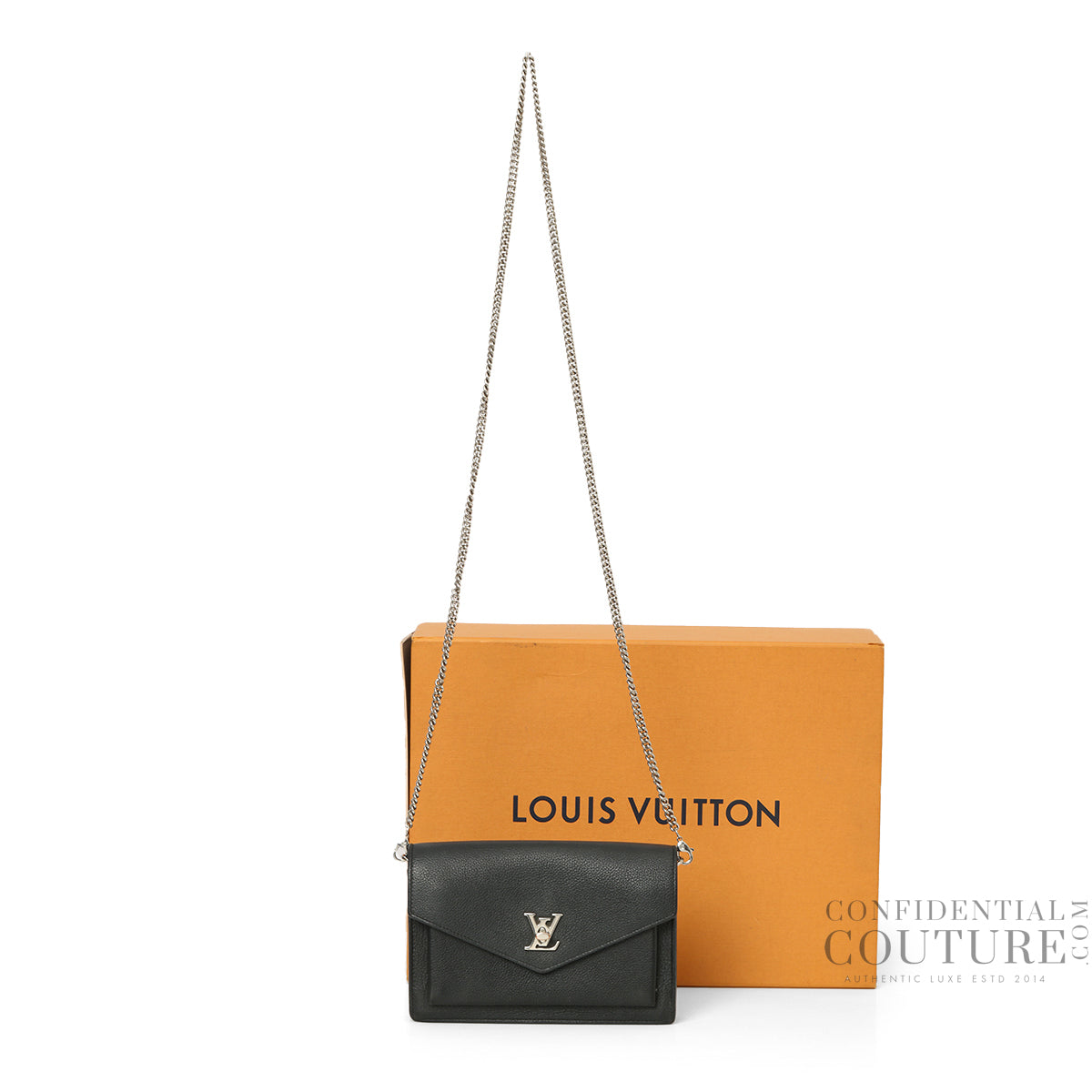 MyLockMe Chain Pochette Black Bag