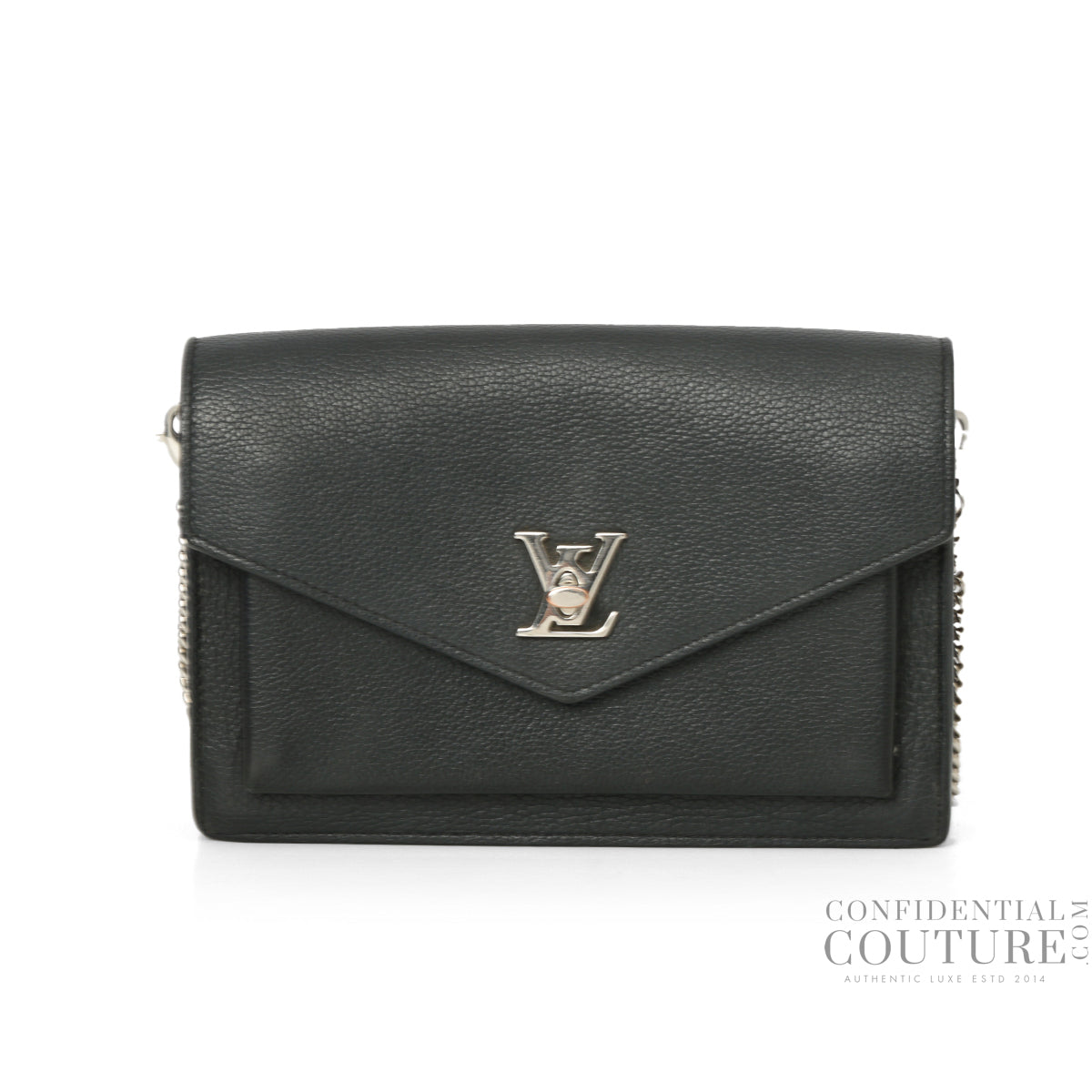 MyLockMe Chain Pochette Black Bag