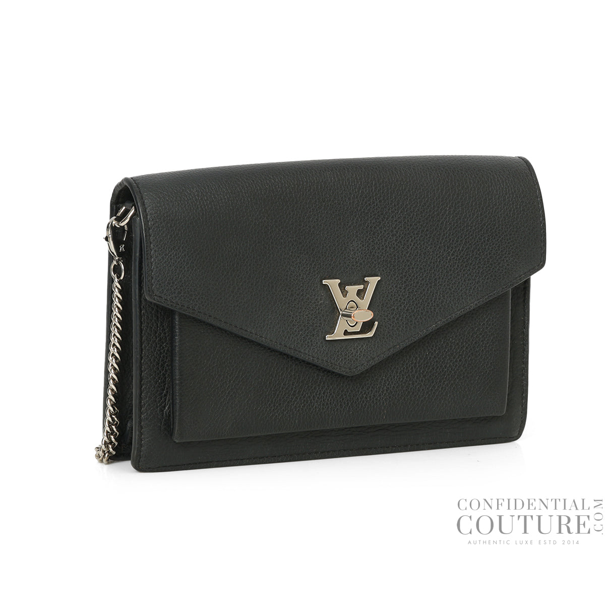 MyLockMe Chain Pochette Black Bag