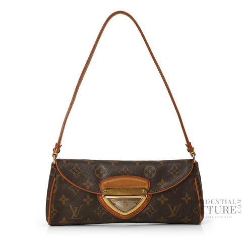 Monogram Canvas Beverly Clutch Bag