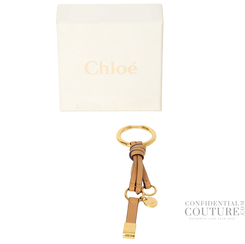 Faye Loop Tan Leather Fringe Bracelet