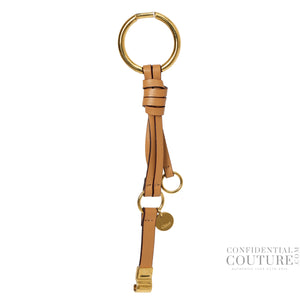 Faye Loop Tan Leather Fringe Bracelet