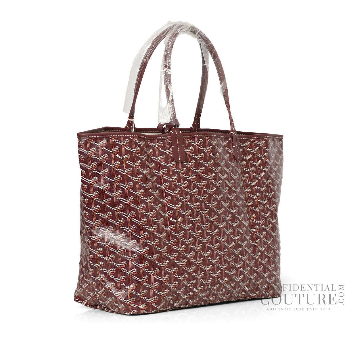 Saint Louis PM Tote Goyardine Canvas Burgundy