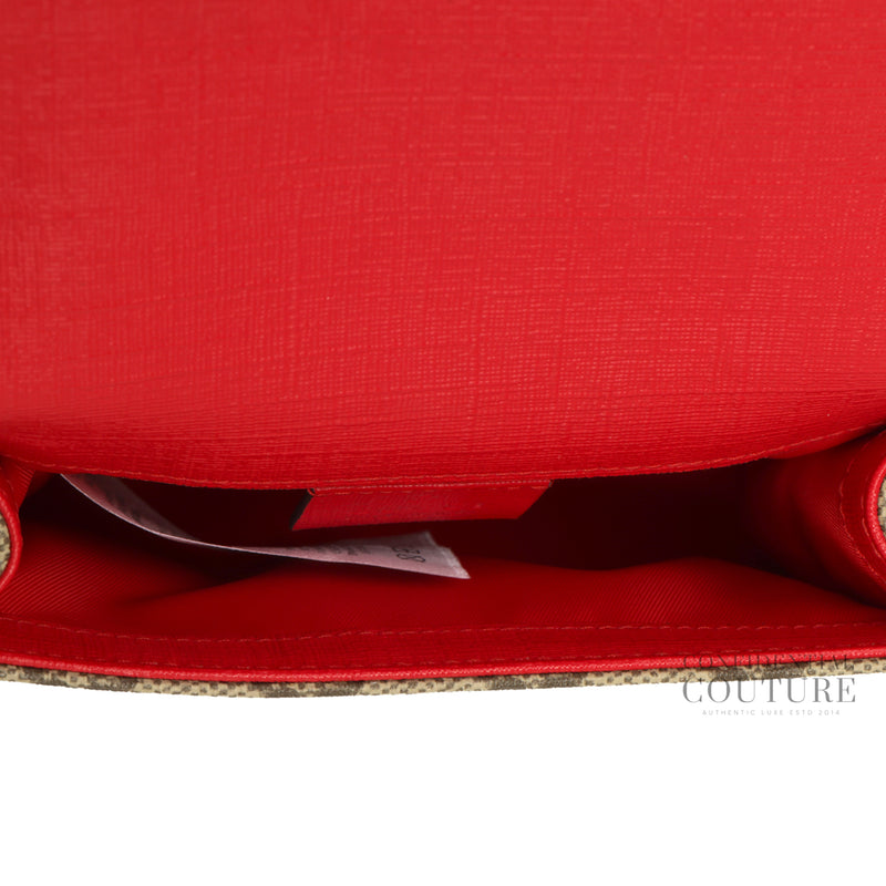 Children's GG Coated Canvas Butterfly Belt Bag