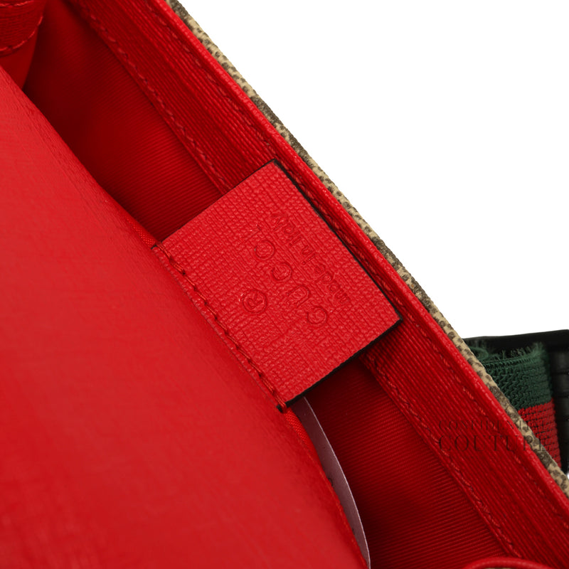 Children's GG Coated Canvas Butterfly Belt Bag