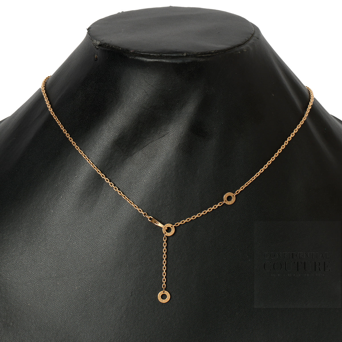 B.zero1 Rock Necklace 18 KT Rose Gold With Black Ceramic