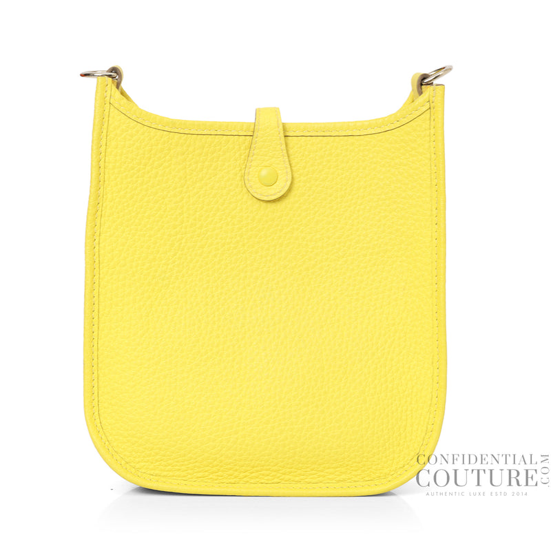 Pre loved Hermes Evelyne Yellow TPM Crossbody Bag