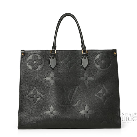 Black Monogram Empreinte Onthego GM Bag