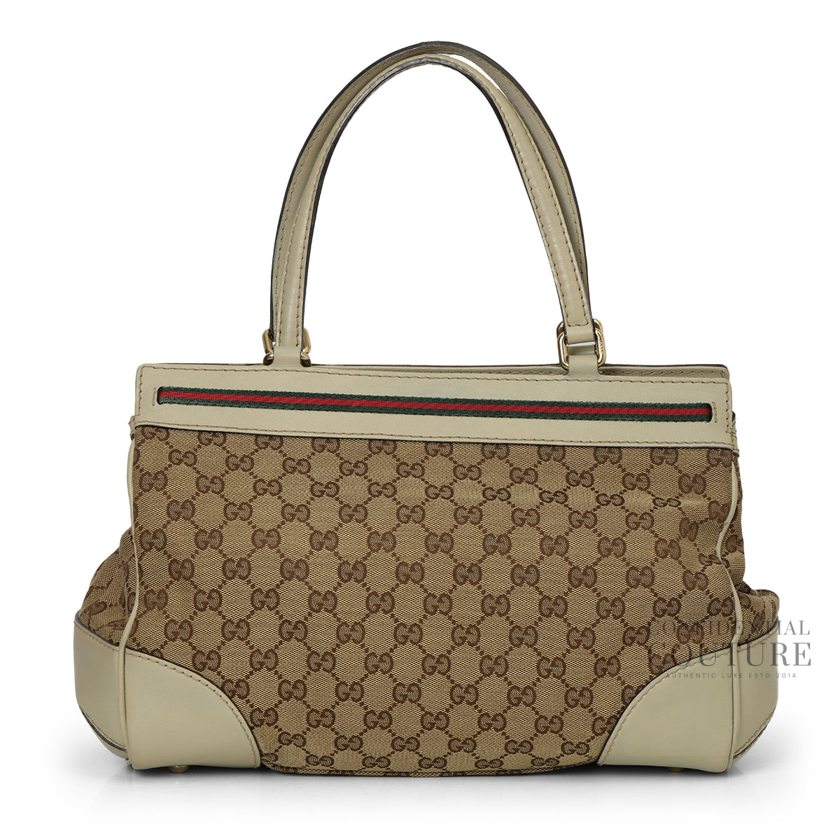 Ivory/Ebony GG Canvas Mayfair Tote Bag